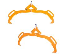 Log Grappling Hook Log | Claw Tong 2 Log Anti Slip 30 Inch Loading Capacity 3307lbs Heavy Wood Loading Capacity for ATV, , Truck, Tractor