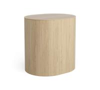 Log Side Table H49 Oak