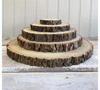 Log Slice Wooden Cakestand Rustic Slab Small 20cm -24cm
