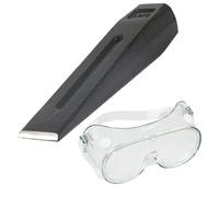 Log Splitter Chisel Wedge 1.5KG 8" Wood Splitting Maul + Adjustable Safety Goggles Kit