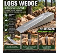 1.5kg Heavy Duty Log Splitter Wood Splitter Log Splitting Wedge Wood Chopper
