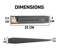 Log Splitting Wedges Heavy Duty Steel Firewood Splitter 1.5-2.5kg 3.5-5LBS Tools