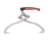 Log Tongs with Grapple Hook, Firewood Tongs for One Handed Operation, Wooden Claw Log Lifter for Garden and Wood Handling