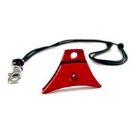 Logan Whistles A1 Anodised Alloy Sheepdog Whistle with Sailing Rope Lanyard | 100% UK Made Dog Training Whistle for Recall, Herding & Working Dogs | Red