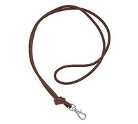 Logan Whistles Soft nappa leather lanyard with stainless steel swivel clip (Tan)