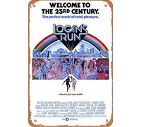 Logans Run (1976) Poster Home Wall Art Decoration Retro Metal Tin Sign 8x12 inch