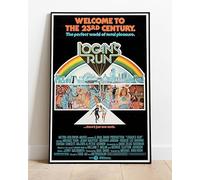Logan's Run Michael York Movie Film Promo Poster : Huge 36"x24" Poster Print Similar (Slightly Larger) to A1 Size : Retro Reproduction BRING YOUR WALLS TO LIFE !!
