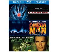 LOGAN'S RUN /SOYLENT GREEN / THE OMEGA MAN - Blu Ray - Sealed Region free