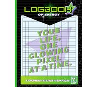 Logbook of Energy: Neon Grid Tracker for Mood, Sleep, Focus, Habits, Recovery & Personal Power • 7 Columns × 31 Lines • Vaporwave Retro Aesthetic for Wellness, Burnout & Self-Awareness