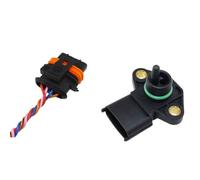 LOGEA pressure sensor switch 3 BAR Boost Pressure MAP Sensor 39300-84400 9490930502 Compatible with KIA SORENTO CARENS CERATO PICANTO SPORTAGE RIO I II III 1.6 2.0 CDRi (Color : Sensor and Connector)