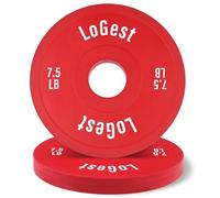 Logest Change Weight Plates 0.50LB 1.25LB 2.5LB 5LB Set Weight Plates for Olympic Bars Perfect for Strength Training Weight Plates Exercise Balance Increase Fractional Plate Olympic Bumper Plates