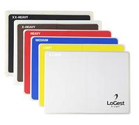 Logest Rebreakable Boards Martial Arts - Taekwondo Karate MMA Boards - Reusable Plastic Training Breaking Boards for Kids & Adults Available in 4 Levels (6 Levels Set - White Y B R B Black)