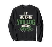 Logger Humor Logging Identity Loggers Are Different Gift Sweatshirt