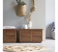 Loggia - Solid acacia storage chest Natural