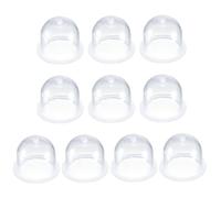 Loghohu 10Pcs Primer Bulb, 19 mm Fuel Primer Bulbs Clear Universal Carburettor Petrol Primer Bulb for Mower Cutter Blower Strimmer Hedge Trimmer Chainsaw