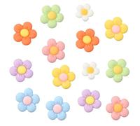 loghohu 14 Pcs Flower Shoe Charms for Girls Women Teens Cute Flower Shoe Charms for Clogs Cute Daisy Decoration for Shoes Cute Pins Accessories Party Favor Birthday Gifts