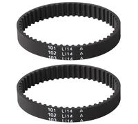 loghohu 153-3M-8 Short Belt Replacement for Shark Vacuum Replacement Belt for Shark Vacuum Vacuum Belt Replacement Kit Compatible with Models AZ2000 AZ2002 AZ2000W AZ2000WWK HZ2002 Front Soft Brush