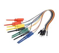Logic Analyzer Hooks,20-Pack Male Female Clips with 20cm Cords,for Circuit Breadboard IC Pin Testing