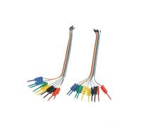 Logic Analyzer Test, 30cm 2-Pack Hook Clip Probe Cable for IDC Connectors All-Copper Wire High-Temperature Resistant Industrial Testing