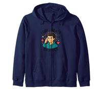 Logic Beats Chance - Strategic Poker Mindset Artwork Zip Hoodie