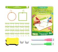 Logic Brain Cards, Cognitive Toy Set, Hand Coordination Game, 20-Piece Parent Child Interaction Tool, Educational Learning Activity, Play Gear for Home, Travel, Kindergarten, Primary