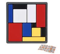 Logic Brain Teaser Puzzles For Kids - 88-Level Intelligence Toy, 4 Difficulty Modes, Educational Logic Thinking Game, Portable Storage Box | Brain Challenging Puzzle Game For Kids Adults Home