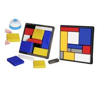Logic Brain Teaser Puzzles - Portable Intelligence Development Toy, Problem Solving Game | Educational Puzzle for Kids, Teens, Adults, Home, School, Travel, Camping, Picnic, Family Fun