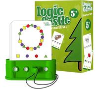 Logic Castle Educational Card, Cooperative Matching Game, Develops Logical Thinking Fine Motor Skills Problem Solving,Screen-Free Brain Teaser Toy,Develops Logical Thinking,for Ages 3-6 (Normal Mode)