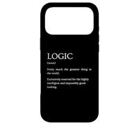 Logic Definition - Funny Sarcastic Logic Explanation Case for iPhone 17 Pro Max