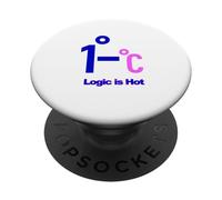 Logic Is Hot Funny Sexy Nerdy Math Lover Design PopSockets Adhesive PopGrip