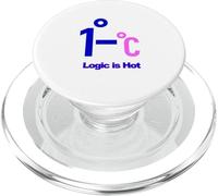 Logic Is Hot Funny Sexy Nerdy Math Lover Design PopSockets PopGrip for MagSafe