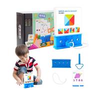 Logic Key Toys - Interactive Brain Teasers Toy Logical Thinking Teaching Aids,Innovative Brain Teasers Logic Game Educational Toys for Home Kindergarten