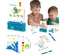 Logic Learning Toy for Preschool Logic Key Toy - Logical Learning Game for Preschool Toddlers - Parent-Child Interaction Toys Indoor Outdoor for