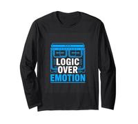 Logic Over Emotion Rational Thinker Programmer Long Sleeve T-Shirt