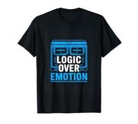 Logic Over Emotion Rational Thinker Programmer T-Shirt