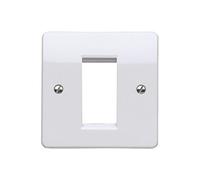Logic Plus 1 Gang 1 Module Euro Frontplate