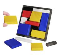Logic Puzzle Brain Exercises For Adults | Educational Development Toy | Brain Teaser For Thought Challenge With Building Blocks, Kids Adults School Office Travel Camping Picnic