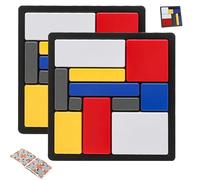 Logic Puzzle Brain Teaser Game, 88 Challenges 4 Difficulty Levels Logic Puzzles, Logical Thinking Training Block Puzzles Game,Brain Challenging for Kids & Adults (1)