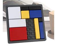 Logic Puzzle Brain Teaser Game, 88-Level Logic Puzzle Game, Reasoning Thinking Training Block Play, Travel Reasoning Thinking Cube, For Kids Adults And School Office