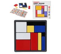 Logic Puzzle Brain Teaser Game for Kids & Adults, 88 Brain Bending Challenges, Educational Logic Toy, Travel Games, 4 Progressive Stages, Enhance Logical Thinking, (1 pc)