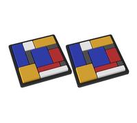 Logic Puzzle Brain Teaser Game for Kids & Adults, 88 Challenges 4 Difficulty Levels Logic Puzzles, Mind Challenge Toys (2Pcs)