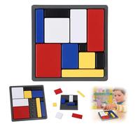 Logic Puzzle Brain Teaser Game for Kids & Adults, 88 Challenges 4 Difficulty Levels Logic Puzzles, Portable Brain Teaser Puzzles, Educational Thinking Game Toy for Classroom Family Party Gift(1PC)