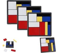 Logic Puzzle Brain Teaser Game for Kids & Adults, 88 Challenges 4 Difficulty Levels Logic Puzzles, Single Player Mind Challenge Toys