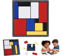 Logic Puzzle Brain Teaser Game for Kids & Adults, 88-Level Challenges with 4 Difficulty Levels, Educational Thinking Game, Portable Single Player Mind Challenge Toys (1pcs)