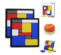 Logic Puzzle Brain Teaser Game for Kids & Adults, 88 Puzzle Challenges to Conquer, 4 Difficulty Stages-from Beginner to Master, Parent-Child Interactive Toys, Educational Logic Games