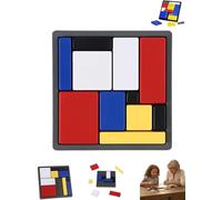 Logic Puzzle Brain Teaser Game for Kids & Adults, Educational 88 Challenges Toy for Critical Thinking Skills, Portable Classroom Brain-Bending Levels, Single Player Mind Friendly Learning Kit(1pc)