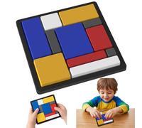 Logic Puzzle Brain Teaser Game for Kids & Adults, Logical Thinking Training Puzzles Toy with 88 Challenges & 4 Difficulty Levels, Portable Educational Game Toy for Travel Camping Activity