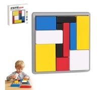 Logic Puzzle Brain Teaser Game for Kids and Adults, 88 Challenges with 4 Difficulty Levels, Portable Brain Training Logic Puzzle Game for Travel, Learning and Thinking Fun (1 PC)