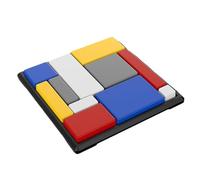 Logic Puzzle Brain Teaser Game,Portable Intelligence Development Toy,Mind Challenge Puzzles Blocks - for Kids Adults Home Office Travel Camping Picnic