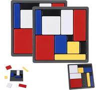 Logic Puzzle Game,88 Challenges 4 Difficulty Levels,Analytical Reasoning Exercise,Fun Educational Logic Thinking Jigsaw,Single Player Mind Challenge Toys,Kids Adults Educational Activity (2 pcs)